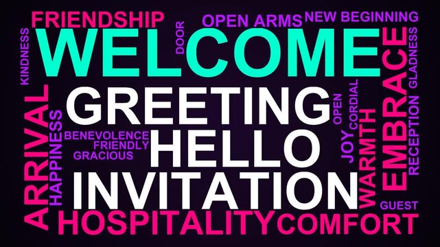 Welcome Word Cloud
