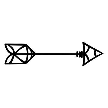 Stroke boho arrow