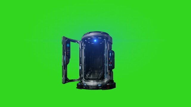 Cryogenic chamber green screen