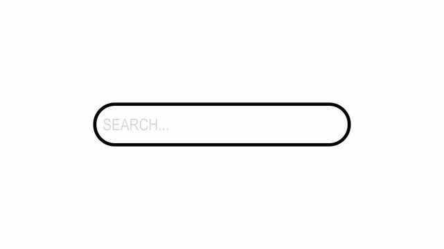 Search Bar Animation &ndash; Modern UI Search Box Motion Graphic