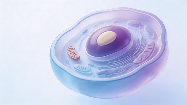 Cellular structure with organelles