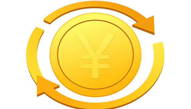 Japanese Yen Currency Cycle Flow Icon