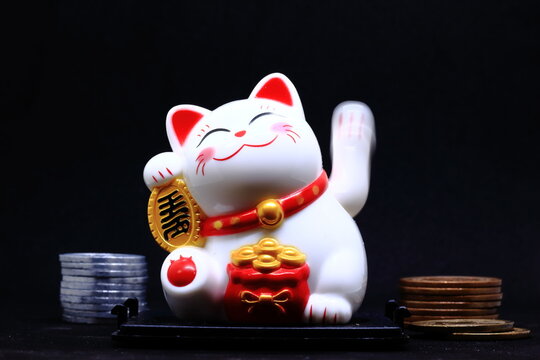 まねきねこの手招き