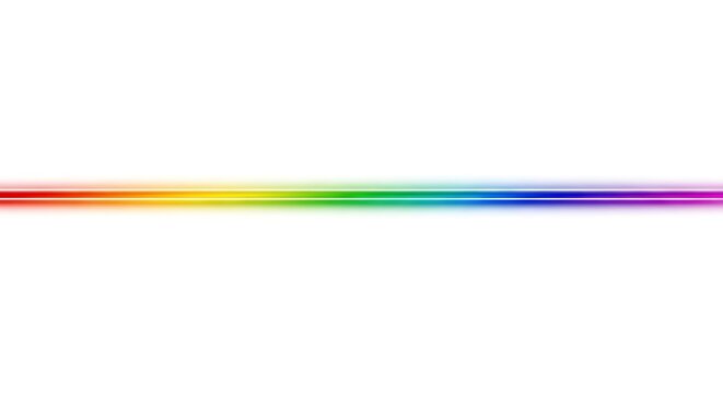 Vibrant rainbow colored line gradient.