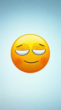 Emoji face transitioning close-up from shock to relief, supporting reaction stickers, social media feedback, chat messaging, alert responses, notification graphics, and entertainment app media.