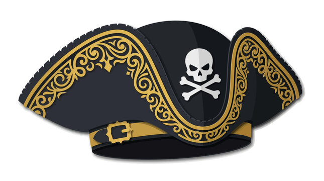 Pirate Hat with Skull.