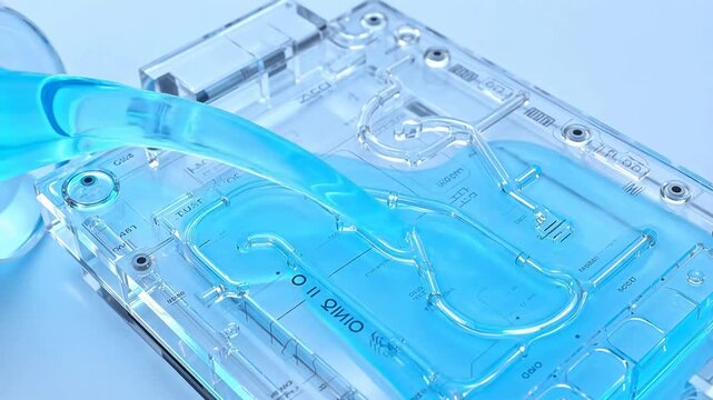 Tesla Valve in Microfluidic Chip: Silent One-Way Fluid Flow