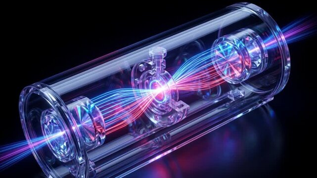 暗黒空間におけるアスペの量子もつれ実験と偏光検出の高精細CG映像