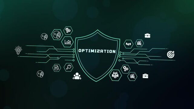Abstract digital technology background representing system performance optimization and business efficiency enhancement.