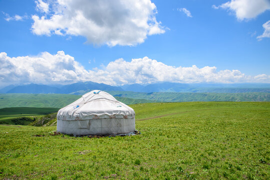 Natural Scenery of Karajun Grassland, Tekes, Ili, Xinjiang, China