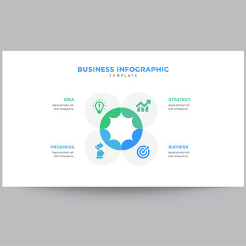Business Success Strategy Infographic Presentation Template