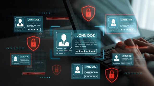Digital Identity Management Concept With User Profiles, Security Icons, and Data Flow Representations to Showcase Cybersecurity and Privacy Awareness. Entropy.