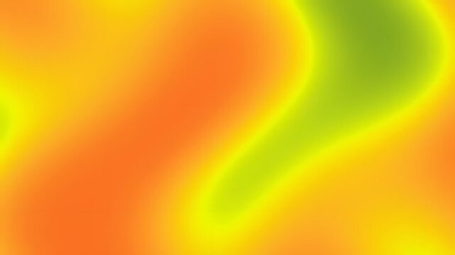 Abstract orange and yellow gradient motion background with vibrant flowing light.