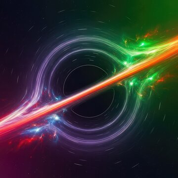 Abstract dark background representing the warping of space-time caused by massive gravitational pull in the cosmos, design, background, astronomy
