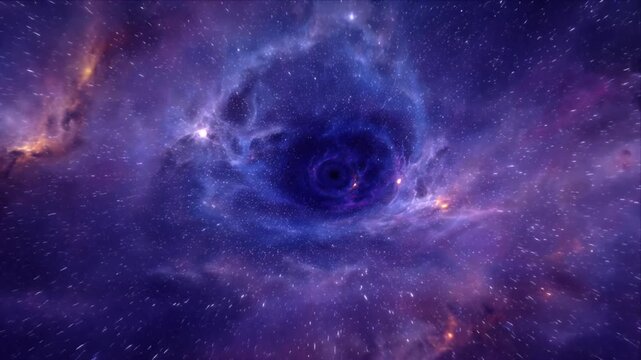 Cosmic tunnel space vortex background with swirling galaxy star field and glowing nebula cloud creating deep abstract universe scene cosmos galaxy nebula star night sky tunnel space universe dreamy