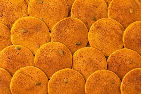 Pumpkin Spice Pancake Background. Pancake Background.