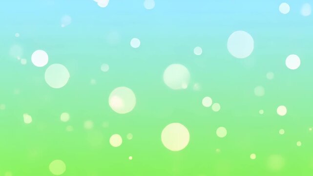 Abstract green bokeh background with soft light and smooth gradient, circle pattern and airy glow for calm fresh design, searchable SEO friendly abstract green blur sparkle style