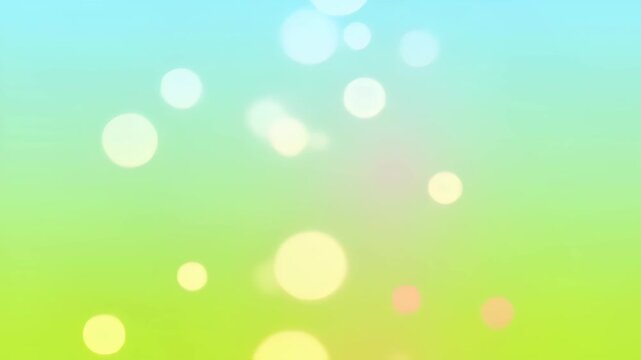 Abstract green bokeh background with soft light gradient, blurred circle pattern and pastel glow for calm modern design and SEO friendly visual abstract background