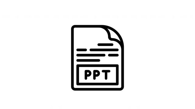 ppt minimalist stroke animation