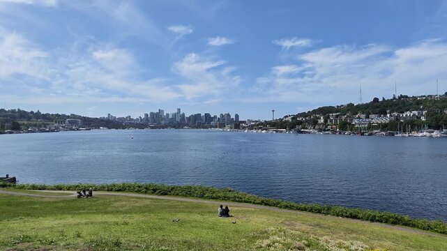 Panoramic view of Seattle skyline from Kerry Park