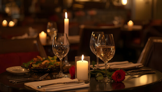 christmas dinner table setting