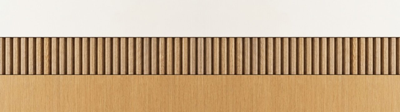 Minimal Wood Border Background for Interior Branding and Modern Wall Design