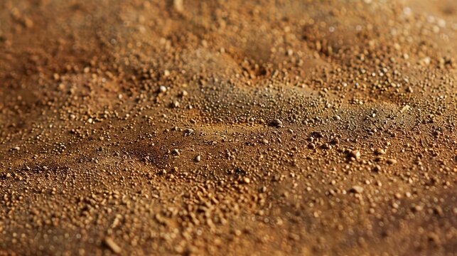 Coarse stoneware speckled grit close up