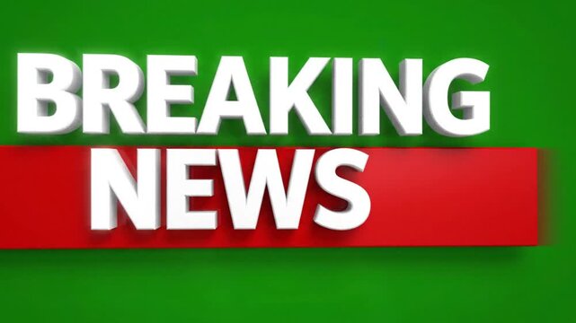 Dynamic breaking news graphics with bold text with showcases vibrant breaking