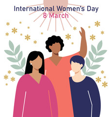 Obraz premium International Women's Day Event Banner Design