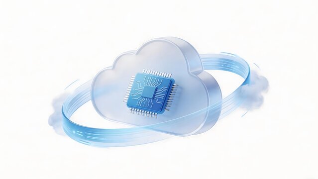 Cloud computing chip with circuit