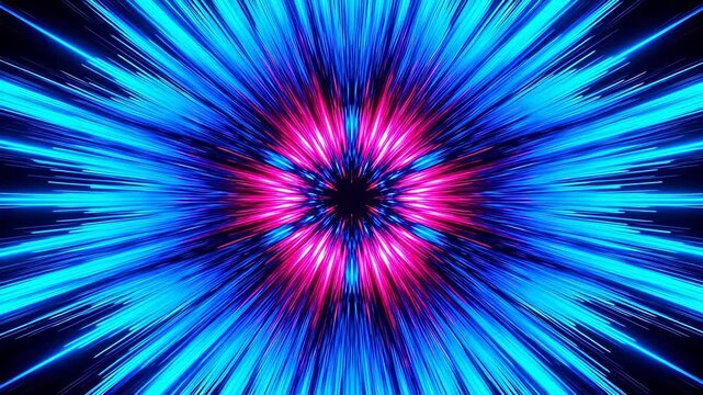 Colorful light burst pattern