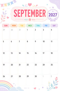  May 2027 Monthly Planner Page