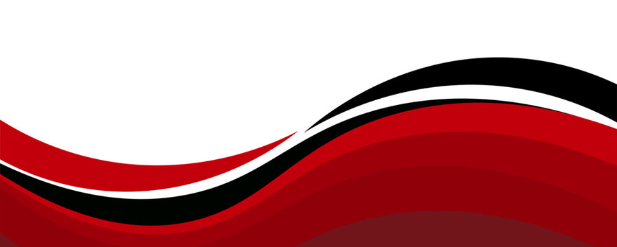 Vector red line background curve element with white space for text and message design, overlapping layers, vector