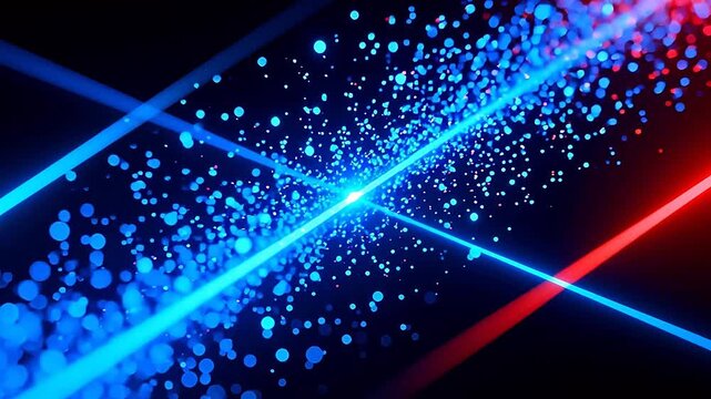 Abstract light beams and particles