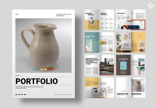 Portfolio Magazine Layout