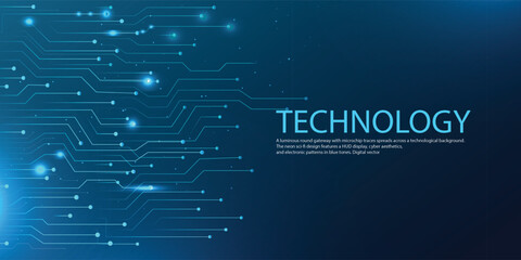 Digital Circuit Technology Background EPS 10 © MEDIA