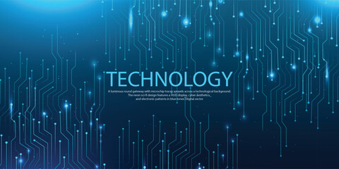Digital Circuit Technology Background EPS 10 © MEDIA