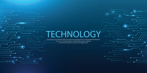 Digital Circuit Technology Background EPS 10 © MEDIA