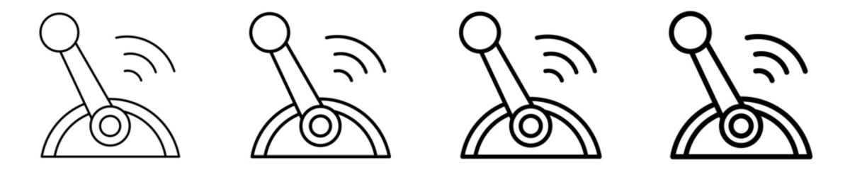Control Lever  Icon Set Different Style Collection © Infinity Innovation