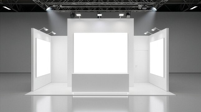 blank advertising billboard on wall