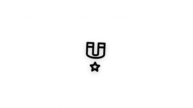Premium customer retention line icon animation with smooth reveal and seamless loop. Ideal for loyalty programs, customer success, business growth, and marketing projects.