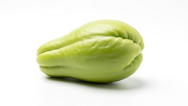 Fresh Chayote Squash Healthy Vegetable Studio Shot