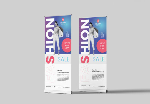 Fashion Rollup Banner Layout