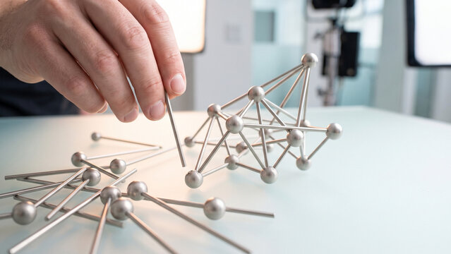 Analytical Thinking with Hand Building Abstract Network Structure