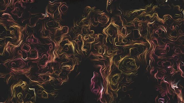 kinetic math topological contour flow 2d