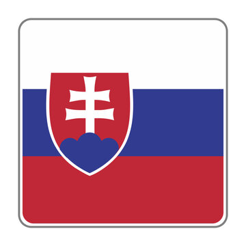 Slovakia Country Flag Vector Design