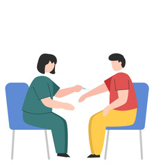 Fototapeta premium Healthcare Service Illustration