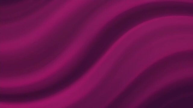 Abstract background of flowing magenta and purple silk fabric with soft waves and elegant folds.