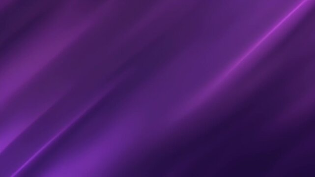 Abstract purple background with dynamic diagonal light streaks creating a fluid and modern visual effect.
