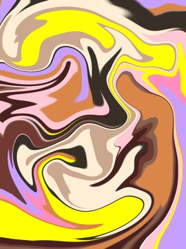 Abstract Liquified Marble Texture with Vibrant Pastel Swirls